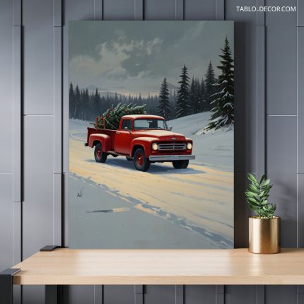 تابلو ماشین در زمستان car in winter