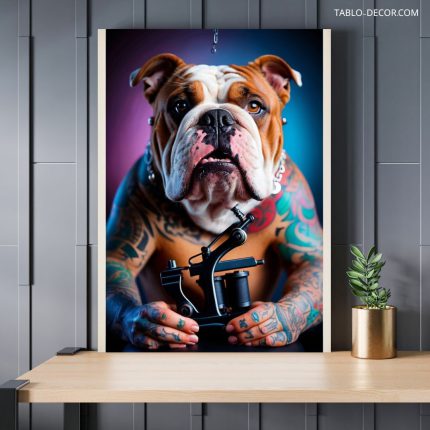تابلو سگ the dog