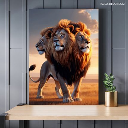 تابلو شیر lion