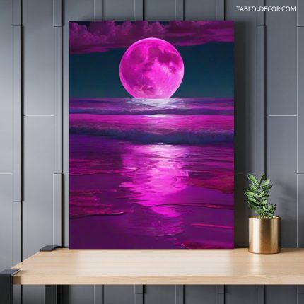 تابلو ماه رنگی colored moon