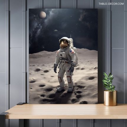 تابلو فضانورد شجاع brave astronaut