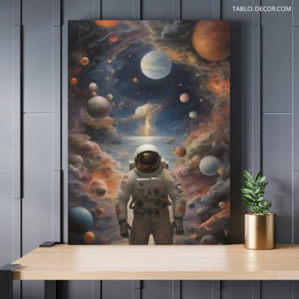 تابلو فضانورد the astronaut