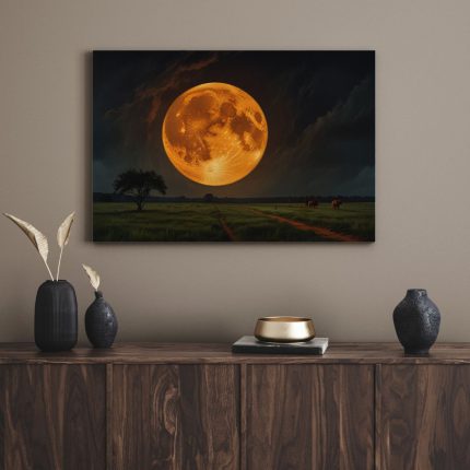 تابلو ماه درخشنده Shining moon