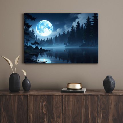 تابلو ماه نورانی bright moon