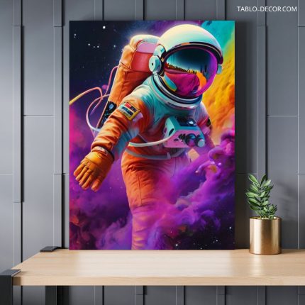 تابلو فضانورد the astronaut