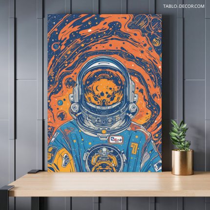 تابلو فضانورد the astronaut