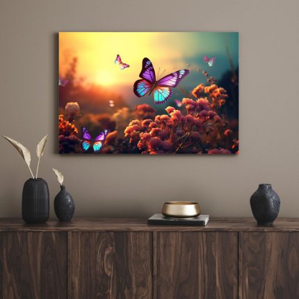 تابلو پروانه زیبا beautiful butterfly