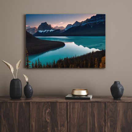 تابلو رودخانه تمیز و آرام Clean and calm river