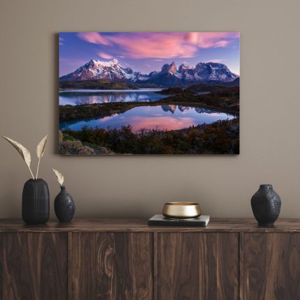 تابلو طبیعت کوهستانی Mountain nature
