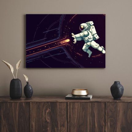 تابلو فضانورد the astronaut