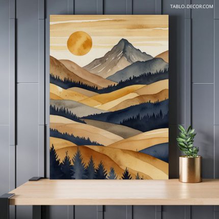 تابلو کوه های استوار Strong mountains