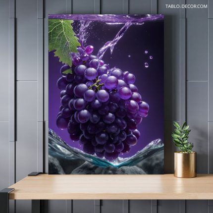 تابلو انگور بنفش purple grape