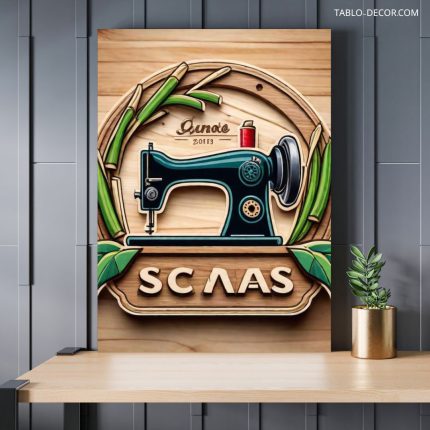 تابلو چرخ خیاطی sewing machine