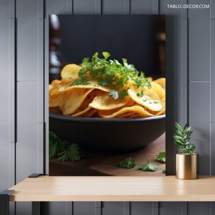 تابلو چیپس خوشمزه Delicious chips