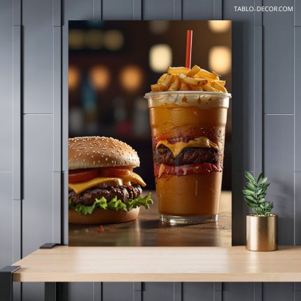 تابلو برگر burger