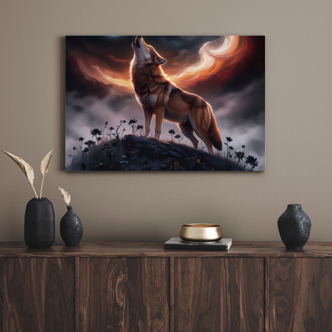 TD 3605 jpg تابلو گرگ the wolf
