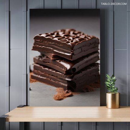تابلو دسر شکلاتی Chocolate dessert