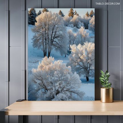 تابلو زمستان برفی snowy winter