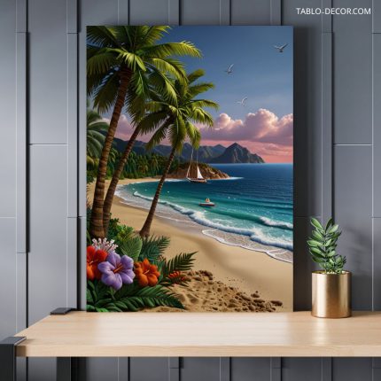 تابلو ساحل خلوت secluded beach