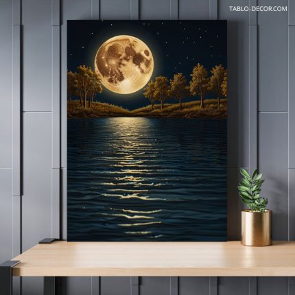 تابلو ماه نورانی bright moon