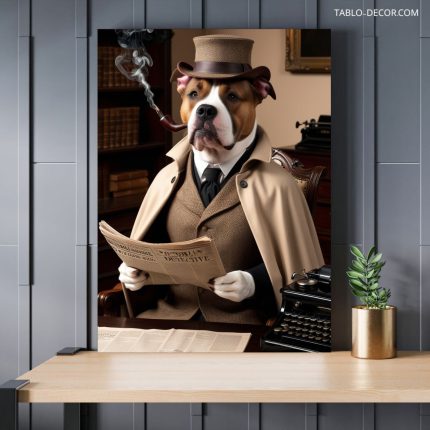 تابلو فانتزی سگ the dog
