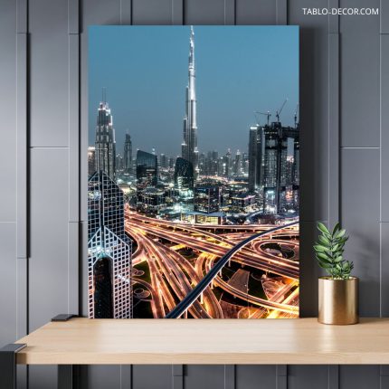 تابلو شهر دبی Dubai city
