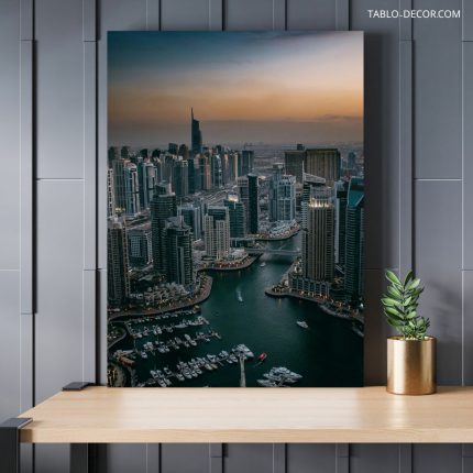تابلو شهر دبی Dubai city