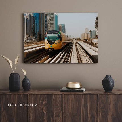 تابلو مترو دبی Dubai Metro
