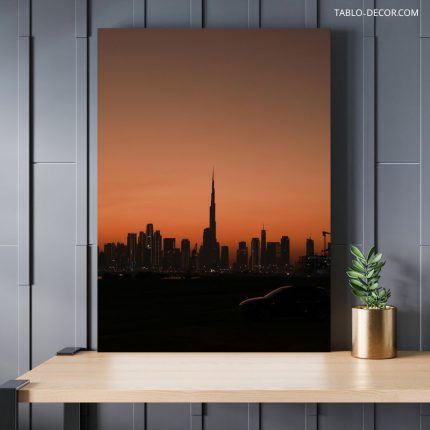 تابلو دبی شهر پیشرفت Dubai is the city of progress