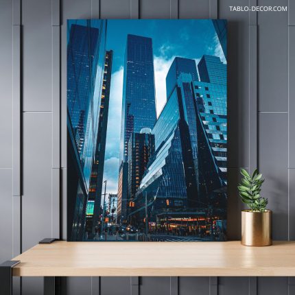 تابلو نیویورک شهر پیشرفته New York is an advanced city