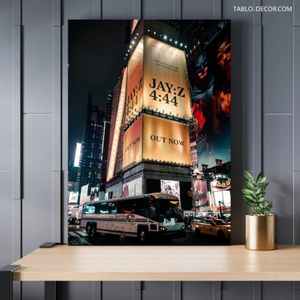 تابلو نیویورک شهر بی خوابی New York, the sleepless city