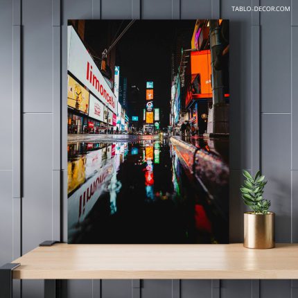 تابلو نیویورک بارانی rainy new york