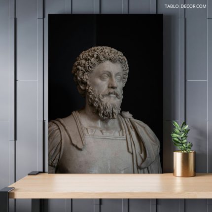 تابلو مجسمه امپراتور رومی Roman emperor statue