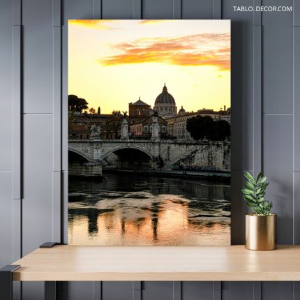 تابلو غروب ایتالیا Italian sunset
