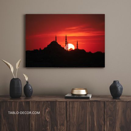 تابلو غروب ترکیه Turkish sunset