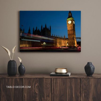 تابلو ساعت لندن London time