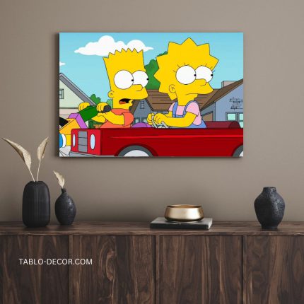 تابلو انیمیشن سیمپسون ها 8 The Simpsons
