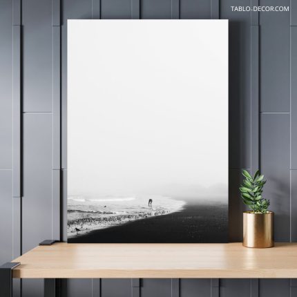 تابلو مینیمال ساحل آرام quiet beach