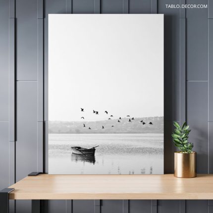تابلو مینیمال سیاه و سفید black and white