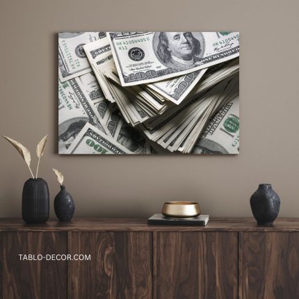 تابلو دلار و ثروت Dollars and wealth