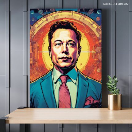 تابلو ایلان ماسک 1 Elon Musk