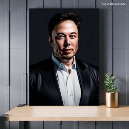 تابلو ایلان ماسک 2 Elon Musk