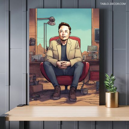 تابلو ایلان ماسک 5 Elon Musk