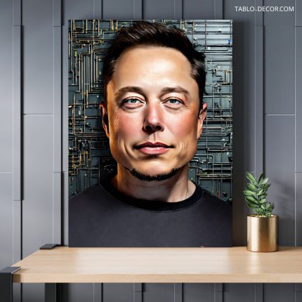 تابلو ایلان ماسک 8 Elon Musk