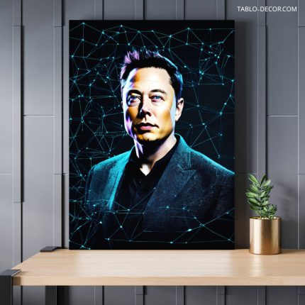 تابلو ایلان ماسک 9 Elon Musk