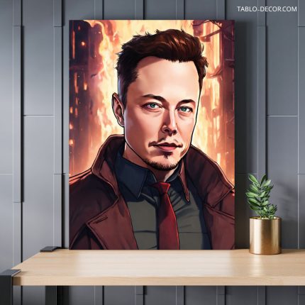 تابلو ایلان ماسک 10 Elon Musk