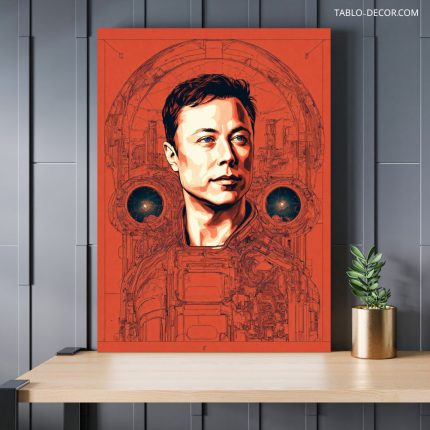 تابلو ایلان ماسک 12 Elon Musk