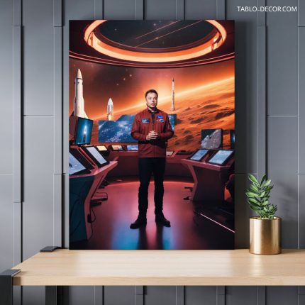 تابلو ایلان ماسک 22 Elon Musk
