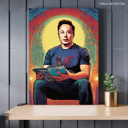 تابلو ایلان ماسک 23 Elon Musk