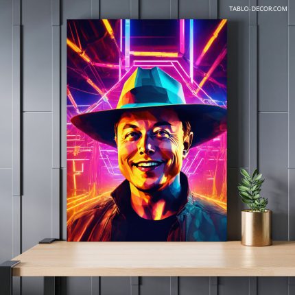 تابلو ایلان ماسک 24 Elon Musk